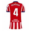 Atletico Madrid Rodrigo Mendoza #4 Hjemmedrakt Kvinner 2026-27 Kortermet